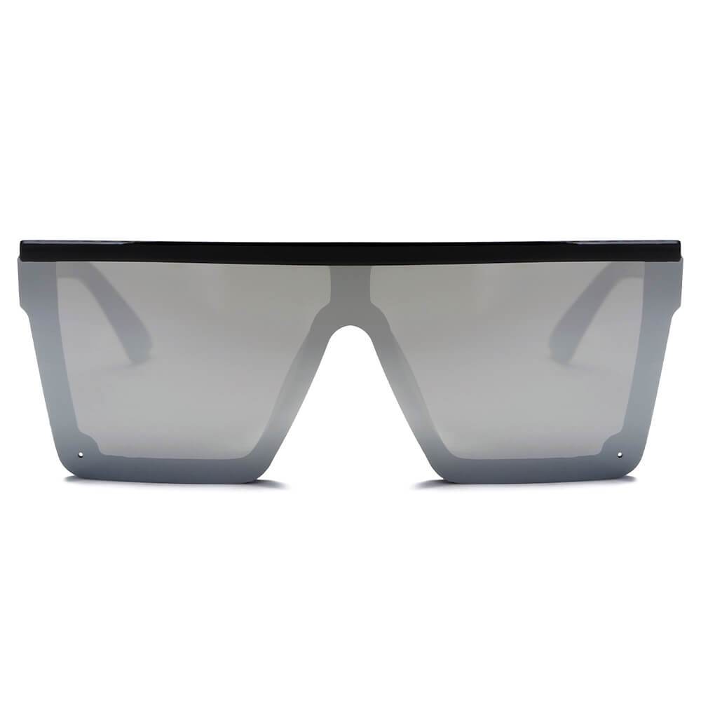 GUELPH | S2069 - Flat Top Square Oversize Fashion Sunglasses